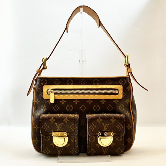 LOUIS VUITTON Brown Monogram Leather Shoulder Bag - Picture 1 of 7